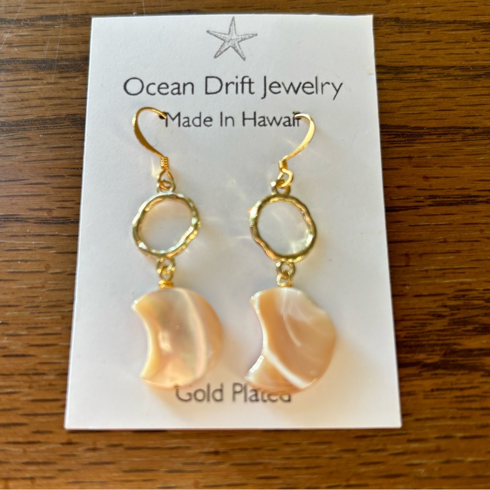 Moon earrings - Picture 2 of 3